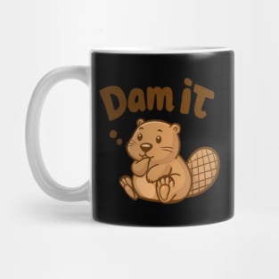 Dam It Funny Hiking and Camping Mug